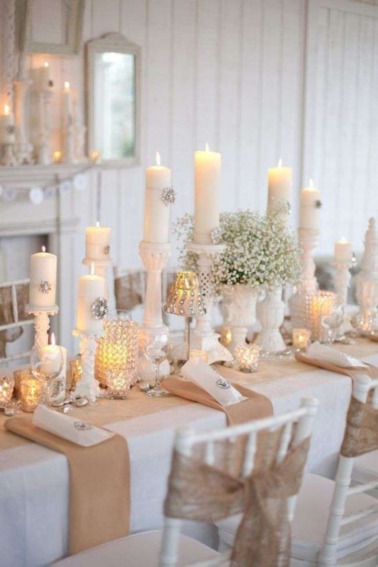  Matrimonio a Natale in stile shabby chic: come organizzarlo